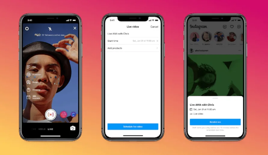 Instagram scheduling